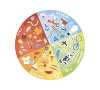 Stokke MuTable Puzzle, Four Seasons - 2023 Redesign - 49 Large, Cardboard Pieces - Stimulates Imagination, Cognitive Development & Fine Motor Skills - For Ages 3+