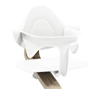 Stokke Nomi Baby Set, White - Provides Side & Back Support While Baby Learns to Sit - Compatible with All Nomi Chairs
