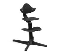 Stokke Nomi Chair, Black - Inspires Active Sitting - Tool-Free, Seamless Adjustability - Includes Stable Footrest & Anti-Tilt Wheels - Holds Up to 150 kg