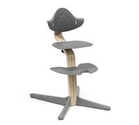 Stokke Nomi Chair, Grey - Inspires Active Sitting - Tool-Free, Seamless Adjustability - Includes Stable Footrest & Anti-Tilt Wheels - Holds Up to 150 kg