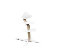 Stokke Nomi Chair, White - Inspires Active Sitting - Tool-Free, Seamless Adjustability - Includes Stable Footrest & Anti-Tilt Wheels - Holds Up to 150 kg