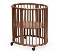 Stokke Sleepi V3 Mini Oval Crib, Warm Brown baby cot