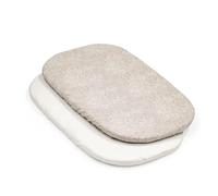 Stokke Snoozi Fitted Sheet 2-Pack OCS - GOTS-Certified Organic Cotton Sheets for Snoozi Toddler Bed - Fits 70x140cm Mattress - Bed Sold Separately, Vanilla Dandelion