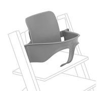 Stokke Tripp Trapp Baby Set² - Baby High Chair Accessory with Ergonomic Back & Side Support - Converts Chair into Highchair - 6-36 Months, Storm Grey