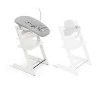 Stokke Tripp Trapp Chair with Newborn Set and Baby Set, White - Safe, Adjustable, Ergonomic Design