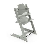 Stokke Tripp Trapp High Chair, Glacier Green - Includes Chair + Baby Set2 for Children 6-36 Months - Adjustable, Ergonomic & Easy to Clean