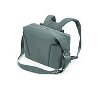 Stokke Xplory X Changing Bag, Rich Black - Doubles As Shoulder Bag or Backpack - Includes Foldable Changing Mat & Pouch Bag - UPF 50+, Water Repellent, Easy to Clean