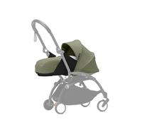 Stokke YOYO 0+ Newborn Pack - Fabric Newborn Bassinet Set for YOYO³ Stroller - Birth to 6 Months - Frame Sold Separately, Olive