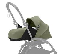 Stokke YOYO 0+ Newborn Pack, Olive - Includes Mattress, Extendable Canopy & Five-Point Harness - Requires YOYO Frame (Sold Separately)