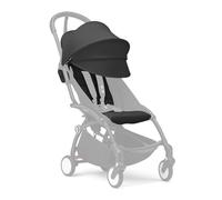 Stokke YOYO 6+ Color Pack, Black - Fabric Only: Seat Cushion, Extendable Hood and Back Zip Pocket - Requires YOYO Frame (Sold Separately)