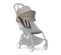 Stokke YOYO 6+ Color Pack, Taupe - Textiles Only: Seat Pad, Extendable Canopy & Zipped Back Pocket - Requires YOYO Frame (Sold Separately)