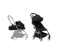 Stokke YOYO³ Newborn Pack to Toddler Bundle - Black Color Pack & Black Frame