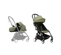 Stokke YOYO³ Newborn Pack to Toddler Bundle - Olive Color Pack & Black Frame