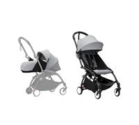 Stokke YOYO³ Newborn Pack to Toddler Bundle - Stone Color Pack & Black Frame