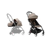 Stokke YOYO³ Newborn Pack to Toddler Bundle - Taupe Color Pack & Black Frame