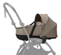 Stokke YOYO Newborn Shell, Taupe - For Babies up to 6 months or up to 9kg - Includes Semi-Rigid Shell, Double Mattress and Footmuff - YOYO Frame Required (Sold Separately)