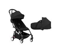 Stokke YOYO³ Newborn Shell to Toddler Bundle - Black Color Pack & Black Frame