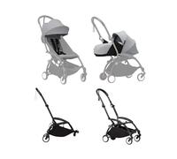 Stokke YOYO³ Stroller for Siblings - Stone Color Pack & Black Frame