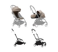 Stokke YOYO³ Stroller for Siblings - Taupe Color Pack & White Frame
