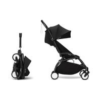 Stokke YOYO3 Compact, Foldable & Light Stroller from 6 Months, Black | Includes Black Frame/Black Seat Cushion, Canopy, Folds in & Out in a Flash, Carry-On Compatible, Ergonomic & adjustable.
