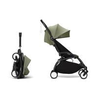 Stokke YOYO3 Compact, Foldable & Light Stroller from 6 Months, Olive | Includes Black Frame/Olive Seat Cushion, Canopy, Folds in & Out in a Flash, Carry-On Compatible, Ergonomic & adjustable.