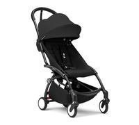 Stokke YOYO3 Stroller from 6 Months - Includes Black Frame, Seat Cushion & Canopy - Folds in & Out in a Flash - Light & Compact - Carry-On Compatible