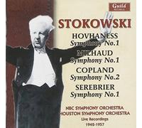 Stokowski: Hovhaness- Symphony No. 1 / Milhaud- Symphony No. 1/ Copland- Symphony No. 2 / Serebrier- Symphony No. 1 by Hovhaness (2010-01-12)