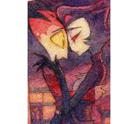 STOLAS BLITZ BLITZO BLITZØ STOLITZ SINSMAS 120 PAGES NOTEBOOK IN THE STYLE OF HELLUVA BOSS HAZBIN HOTEL: FAN BOOK HAZBIN HOTEL HELLUVA BOSS college ruled fan notebook notepad book notes block
