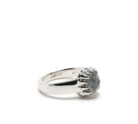 Stolen Girlfriends Club Baby Clawn moon stone ring - Silver L-N