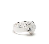 Stolen Girlfriends Club Love Claw moon stone ring - Silver N-Q