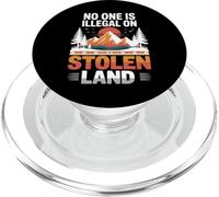 Stolen Land Vintage Mountain Sunset Native Style PopSockets PopGrip for MagSafe