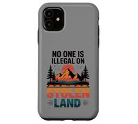 Stolen Land Vintage Sunset Mountain Indigenous Nature Case for iPhone 11