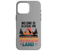 Stolen Land Vintage Sunset Mountain Indigenous Nature Case for iPhone 16 Pro Max