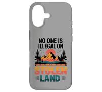 Stolen Land Vintage Sunset Mountain Indigenous Nature Case for iPhone 17