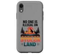 Stolen Land Vintage Sunset Mountain Indigenous Nature Case for iPhone XR