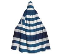 StOlmx Greek Flag Full Length Hooded Cloak Halloween Fancy Cape Costumes,Carnival Fancy Dress Cosplay