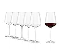 Stolzle Lausitz Quatrophil 645Ml Bordeaux Wine 6 Glass Set