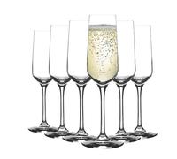 Stolzle Lausitz Revolution Champagne Glass/Flutes Transparent 285ml - Set of 6