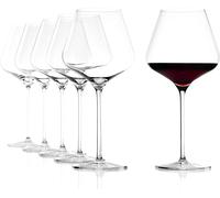 Stolzle Lausitz Revolution Crystal Burgundy Glass Transparent 545ml - Set of 6
