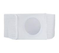 Stoma Bag, Adjustable Breathable Unisex Ostomy Belt, Universal Left and Right to Prevent Opening of the Stoma of Parastomal Hernia (White, X-Large)