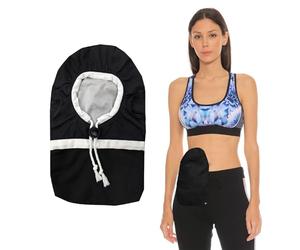 Stoma Bag Covers, 1 Pcs Black Ostomy Bag Covers, Waterproof Stoma Bags, Reusable Odour-Proof Pouches, Universal Fit for Ileostomy/Urostomy (Black)