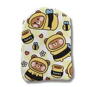 Stoma Styles BumbleBears Stoma Bag Cover - Reusable Ostomy Pouch Cover for Colostomy, Ileostomy, and Urostomy - Soft, Stretchy Fabric - Fits 20cm x 13.5cm - Fun Cute Print