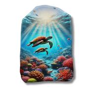 Stoma Styles Cruising Turtles Stoma Bag Pouch | Soft & Reusable Ostomy Cover with Sea Life Design | Comfortable & Stylish for Colostomy, Ileostomy & Urostomy | Sea Life Collection