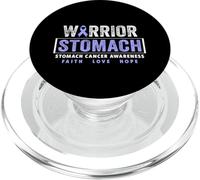 Stomach Cancer Awareness Warrior - Stomach Cancer Awareness PopSockets PopGrip for MagSafe