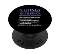 Stomach Cancer Warrior PopSockets Adhesive PopGrip