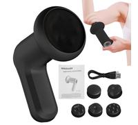Stomach Fat Massager, Deep Tissue Massager with 5 Heads, Travel Friendly Women Sculpting Relaxation Equipment for Gym Home Travel, Portable Body Slimming Training Massage Tool