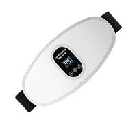 Stomach Massager - 24cm Weight Loss Vibrating Stimulator | Wireless Belt Machine, 6 Adjustable Levels Plus LCD Smart Touch Screen Feature Within Home Exercise and Waist Relaxation Area - Body Unit
