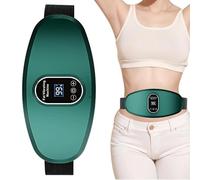 Stomach Massager - 24cm Weight Loss Vibrating Stimulator | Wireless Belt Machine, 6 Adjustable Levels Plus LCD Smart Touch Screen Feature Within Home Exercise and Waist Relaxation Area - Body Unit