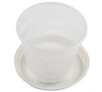 Stomata-Ventilated Clear Plastic Pot For Orchid Culture Providing Drainage, Aeration And Visual Root(11cm)