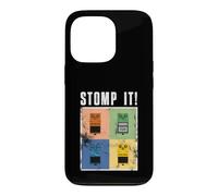 Stomp It Vintage Guitar Effects Pedal Retro Graphic Case for iPhone 13 Pro